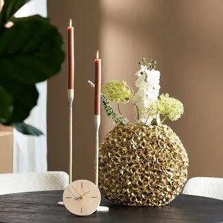Light en Living Vaas 44x20,5x38,5 cm PHYLIA goud