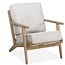 WoonMax Fauteuil Osaka met houten armleuning - naturel