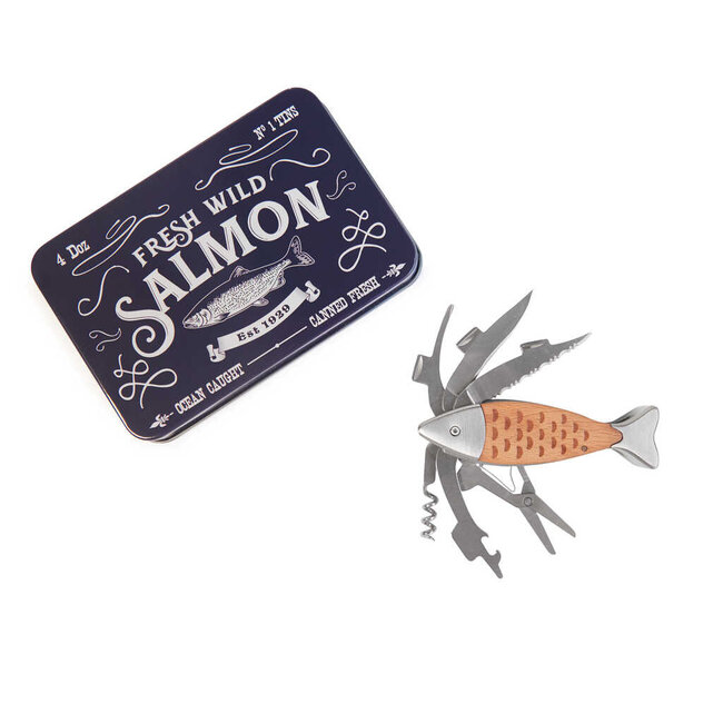Balvi Multitool Wilde Zalm metal box