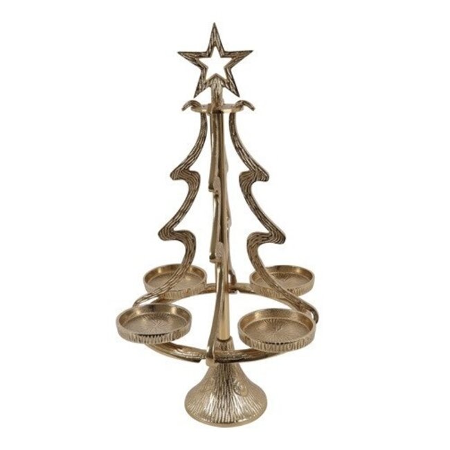 Countryfield Kandelaar Kerstboom M goud