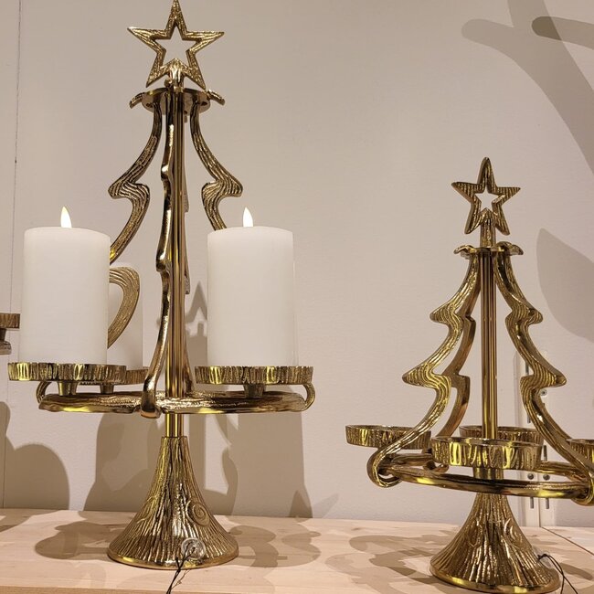 Countryfield Kandelaar Kerstboom M goud
