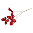 Countryfield Kunstdeco Vlinder Lush rood Set van 3 takken met 3 vlinders per tak