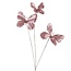 Countryfield Kunstdeco Vlinder Lush Set van 3 roze-L66,04B30,48H15,24CM