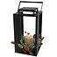 Countryfield Lantaarn met kaars LED Arles L zwart-L18,5B18,5H45CM