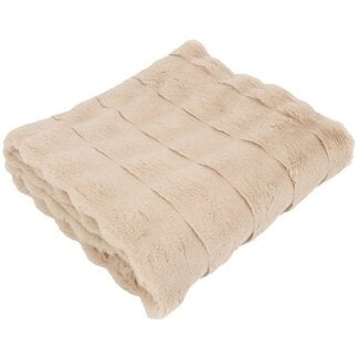 Countryfield Plaid Imitatiebont Cosy Eloise beige