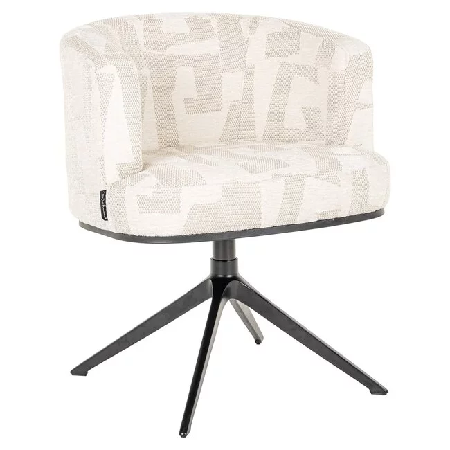 Richmond Interiors  Draaifauteuil Cheyenne Beige graffic