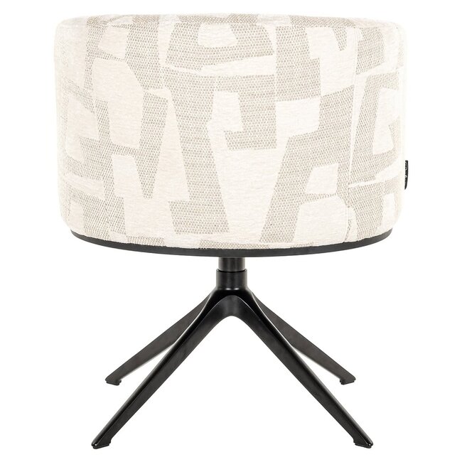 Richmond Interiors  Draaifauteuil Cheyenne Beige graffic
