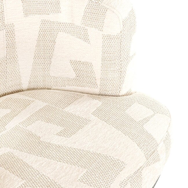 Richmond Interiors  Draaifauteuil Cheyenne Beige graffic