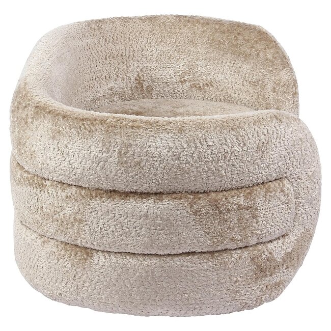 Richmond Interiors  Huisdierenbed Bingo Bergen 104 taupe chenille