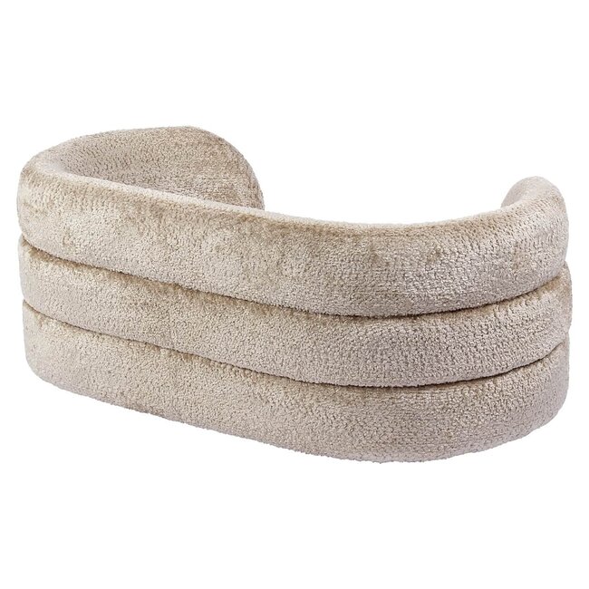 Richmond Interiors  Huisdierenbed Bingo Bergen 104 taupe chenille