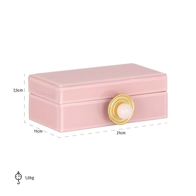 Richmond Interiors  Opbergbox Jamila klein roze