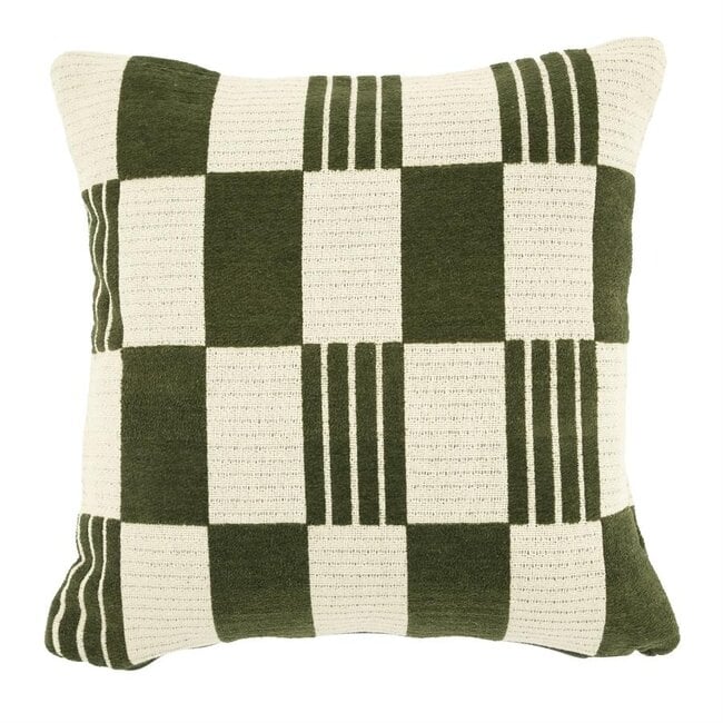 By Boo Kussen Twist 45x45 cm – groen