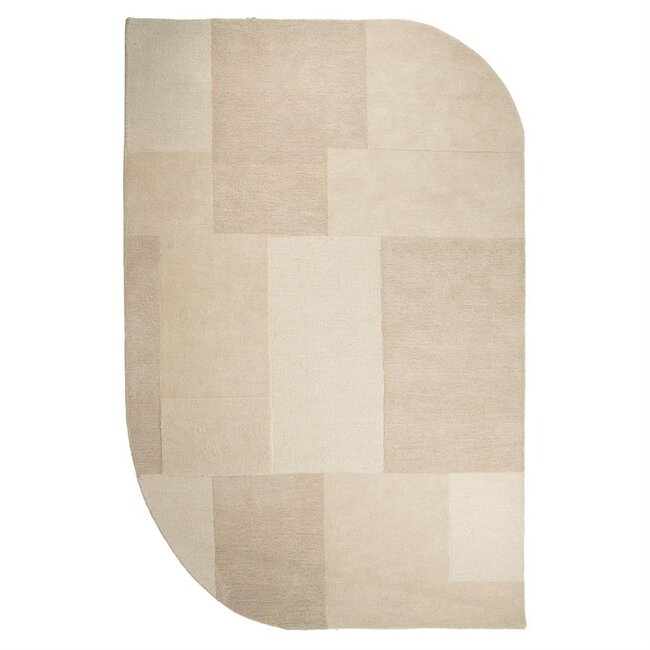 By Boo Vloerkleed Contour - beige
