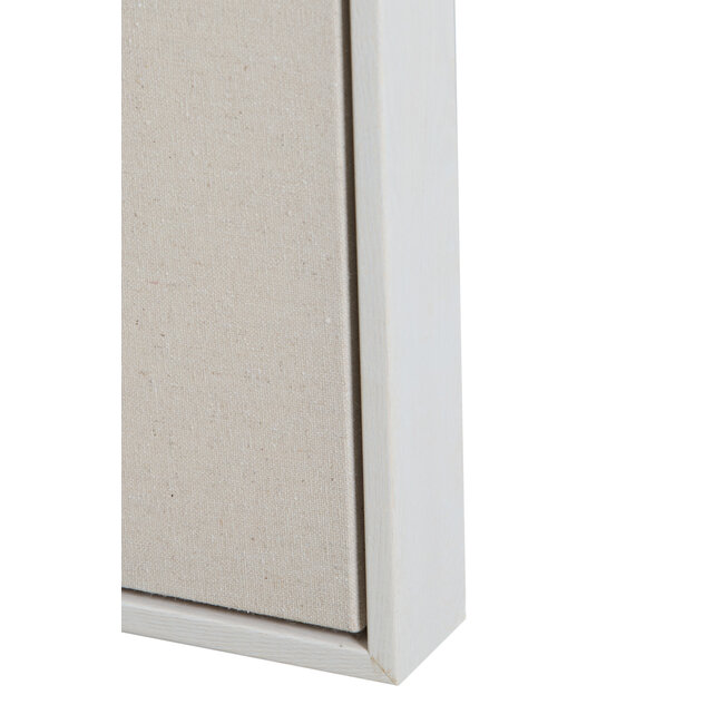 Light en Living Wandornament 90x3,5x120 cm CALDERA crème+zwart