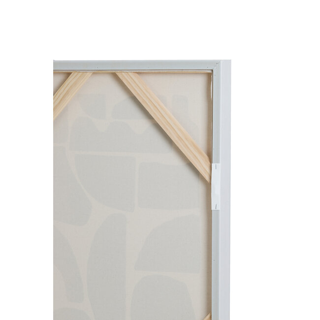 Light en Living Wandornament 90x3,5x120 cm CALDERA crème+zwart