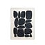 Light en Living Wandornament 90x3,5x120 cm CALDERA crème+zwart