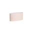 Light en Living Kap ovaal recht smal laag 58-24-27 cm STONE beige