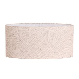 Light en Living Kap ovaal recht smal laag 58-24-27 cm STONE beige