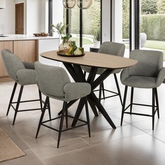 WoonMax Bartafel Neville Deens ovaal  - Diverse maten en kleuren.