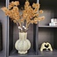 PTMD Kunsttak Twig Plant gold metallic pine spray