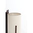 Light en Living Wandlamp  22X18X36 cm Litto donkerbruin+Linnen naturel