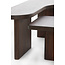 Light en Living Salontafel Set van 2 Crato Acacia hout Choco Bruin