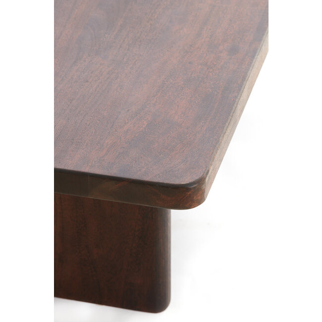 Light en Living Salontafel Set van 2 Crato Acacia hout Choco Bruin