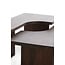 Light en Living Salontafel Set van 2 Crato Acacia hout Choco Bruin