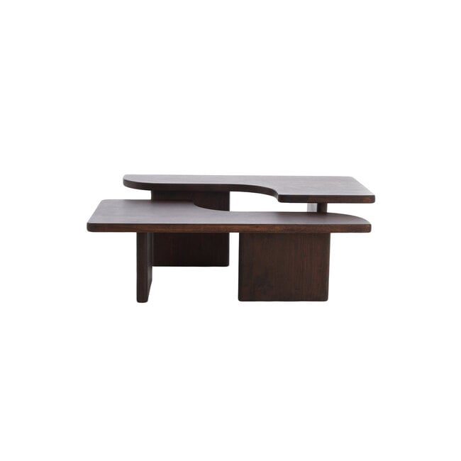 Light en Living Salontafel Set van 2 Crato Acacia hout Choco Bruin