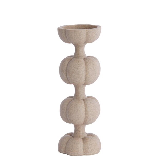 Light en Living Kaarsenhouder Ø13x36,5 cm ASTORIA zand