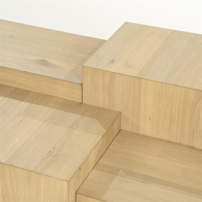 Eleonora Salontafel Quinten rechthoekig - naturel
