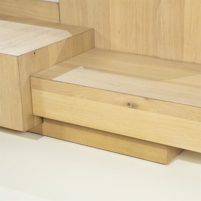Eleonora Salontafel Quinten rechthoekig - naturel
