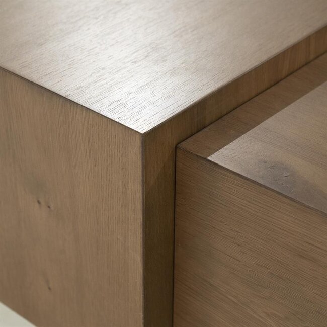 Eleonora Salontafel Quinten vierkant - bruin