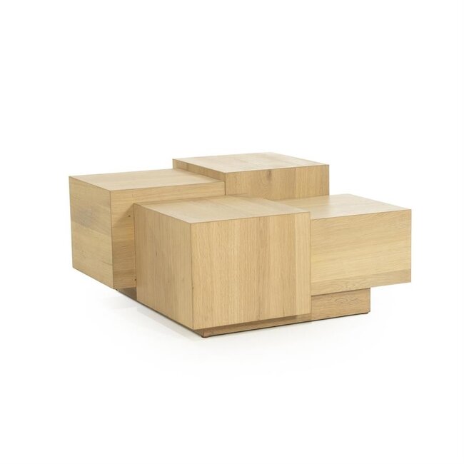 Eleonora Salontafel Quinten vierkant - naturel