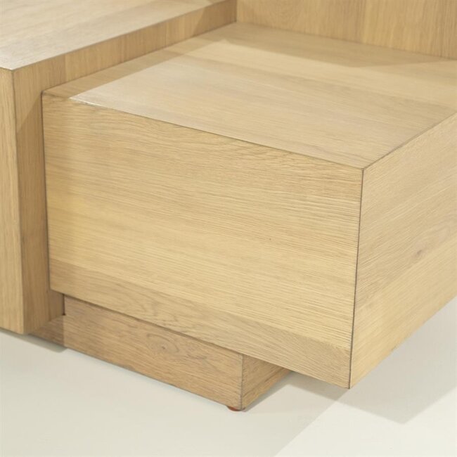 Eleonora Salontafel Quinten vierkant - naturel