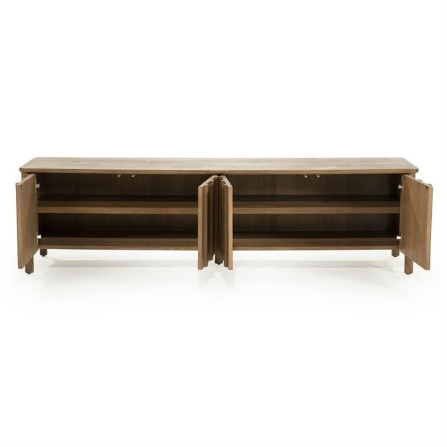 Eleonora TV meubel Jake 4 drs. - bruin