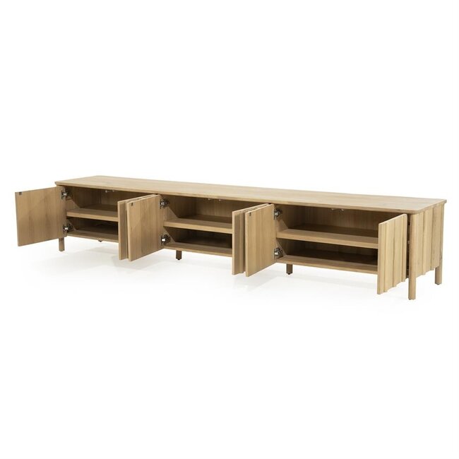 Eleonora TV meubel Jake 6 drs. - naturel