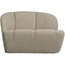 Woood Mojo 2-zits bankje links bouclé beige melange
