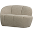 Woood Mojo 2-zits bankje links bouclé beige melange
