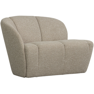 Woood Mojo 2-zits bankje links bouclé beige melange