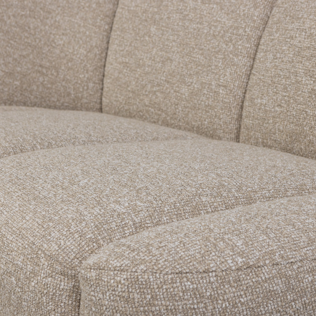 Woood Mojo 2-zits bankje links bouclé beige melange