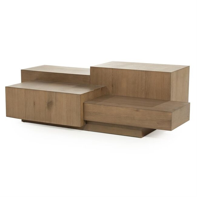 Eleonora Salontafel Quinten rechthoekig - bruin