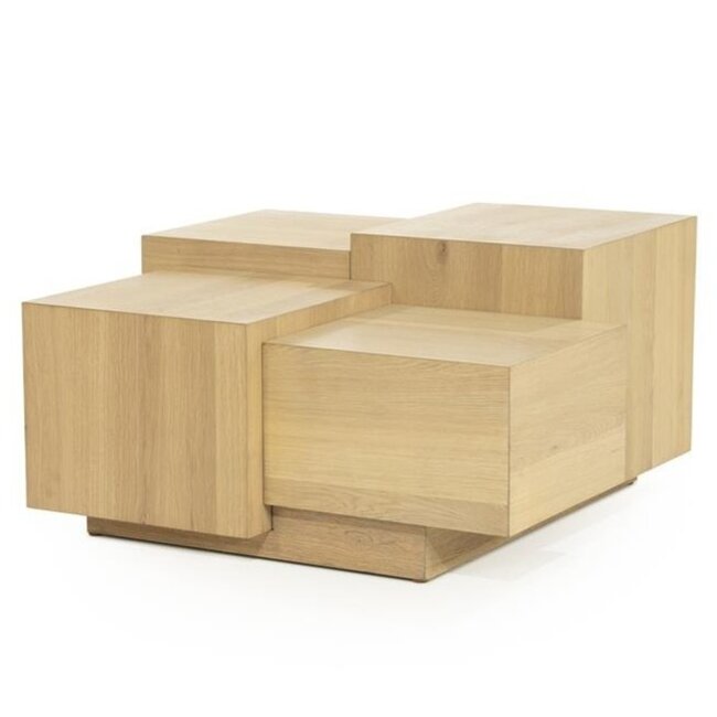 Eleonora Salontafel Quinten vierkant - naturel