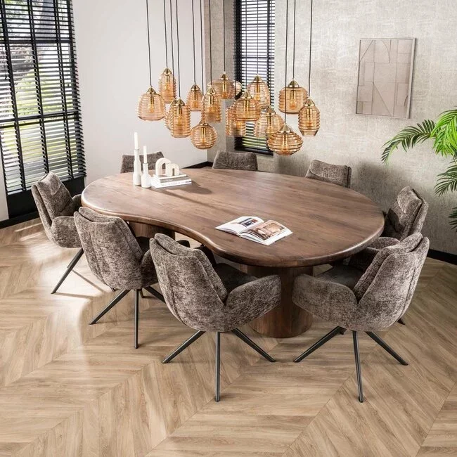 WoonStijl Eetkamertafel sculpture acacia 240 cm