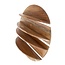 WoonStijl Wandschap 4-delig rond acacia