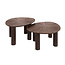 WoonStijl Salontafel set van 2 driehoekig Maya teak