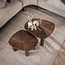 WoonStijl Salontafel set van 2 vierhoekig Maya teak