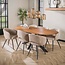 WoonStijl Eetkamertafel 215 Cliff ovale buis mango