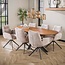 WoonStijl Eetkamertafel 215 Cliff ovale buis mango
