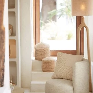 Light en Living Vloerlamp Ø30x135 cm XITTA hout mat naturel
